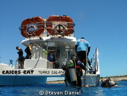 Caicos Adventures Dive Boat by Steven Daniel 